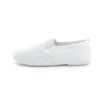 Sapatos casuais Cresfimix Women Fashion White Slip On Work Feminino Street Lady confortável Primavera Summer A2189