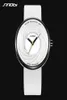 Sinobi Fashion Watch Women Big Dial Новый творческий вихревый дизайн высококачественный кожаный ремешок белые часы повседневные Relojes para mujer2948962906