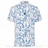 Chemises Polo Men Hommes Casual Short Sheeve Imprimé Shortsleeved Breathable Summer multifonction Golf Polos Pêche de football Volleyball