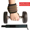 Flexibel viktlyftning Handledsstöd Nylon Powerlifting Wrist Wraps Armband Styrka Training vadderad utrustning 1Pair 240322