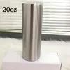 Tumbler 50pcs/lotto dritto Skinny Silver Water Tumbler 15oz 20 once da 30 once in acciaio inossidabile tazza di vino per feste