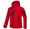 New Men Helly Kurtka zimowa z kapturem softshell do wiatroodpornej i wodoodpornej miękkiej kurtki z płaszczem Hansen Kurtki płaszcze Red7891996