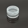 Garrafas de armazenamento 100pcs 3g 5g 10g Clear Cream jar jar