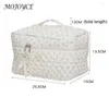 Cosmetic Bags Korean Cute Toiletry Bag Portable Zipper Travel Organizer Quilted Makeup Pouch Large-capacity Floral Print For Ladies Girl