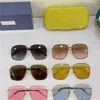 2024 10％オフ高級デザイナーNew Men's and Women's Sunglasses 20％Off FashionバージョンホットパーソナリティボックスNi同じ