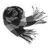 Scarves Plaid Scottish Scarf Winter Windproof Tassel Muffler Men Wrap Imitation Cashmere Women Neckerchief Blanket