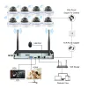 Система 8CH IP -камера Wi -Fi NVR Комплект CCTV System 5MP.