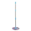 Mop Pole with Rotatable Round Head Base Spinning Mop Rod Kit Mopping Handle Accessory 240329