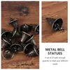 Dekorative Figuren 20 PCs Little Horse Bell Dekorationen Hochzeit Schmuck Vintage Bells Rustikaler Windspiel Jingle Handwerk Metall DIY