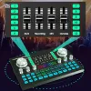 Equipment Professional Audio Mixer Einstellen von Stereo Sound Card Board Audio Mischkonsole kompatibel mit 500+App Android Win10, Win7