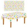 Tischtuch 1PC Rechteckige Einwegstoffe Deckung Ostern Tischdecke wasserdichte Partydekoration Drucke