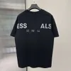 ess mens tシャツ夏の短袖Tシャツティーデザイナーポロシャツリフレクティブレタープリントフォーg男性と女性ゆるいハイストリート特大のカジュアルTシャツUS S-XL