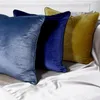 Pillow Piping Edge Plain Throw Case Soft Velvet Colorful Home Decor S Covers For Living Room Bedroom