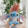 12cm creative multi-color cute rabbit sitting posture decoration plush keychain claw machine doll doll small gift