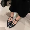 Chaussures décontractées mkkhou mode femme de haute qualité de haute qualité en cuir en cuir en T
