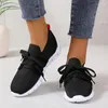 Casual Shoes Mesh Women Sport Sneakers Flats Platform Lace Up Walking Loafers 2024 Summer Fashion Running Travel Mujer Zapatos