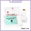 Papier Phomemo Self Adhesive Thermal Paper Imprimable Sticker Imprimante Étiquette transparente Papier pour Phomemo M02 / M02S / M02PRO Photo Imprimante