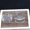 Candle Holders 100 Pcs Distinctive Holder Clear Cup Temple Small Container Outdoor