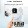 Campainha tuya video smart videoebell wireless hd câmera pir detecção de movimento ir alarme security sell wi -fi interfone para apartamento em casa