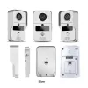 초인종 Konx Smart 1080p 홈 Wi -Fi 비디오 도어 전화 인터콤 무선 무선 잠금 해제 Peephole Camera Doorbell Viewer iOS Android