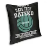 Kudde egendom av Dateeko Date Tech Iron Wall Volleyball Club Cover Decoration Haikyuu S Throw For Living Room