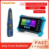 Afficher Pegatah IPC5200 4K IP CCTV Tester 8MP AHD CVI TVI SDI Test de caméra CCTV Monteur portable AHD Tester IPC Tester pour la caméra IP