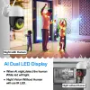 Caméras de surveillance vidéo système avec WiFi Home Security H.265X 3MP 5MP 4CH 8CH Kit de surveillance vidéo AI 3MP HD Audio PTZ WiFi