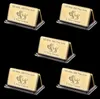 5pcs Metal Craft 1 Troy Ounce United States Buffalo Bullion Coin 100 Mill 999 Fine American Gold Plated Bar2447215