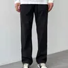 Men's Pants Casual Man Black Loose Trousers For Men Straight Harajuku Sale Korean Style Cotton In Trend Aesthetic