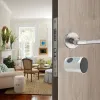 Lock Tuya Ble Smart Smart Home Door bloqueo Cilíndrico Cilíndrico Centro de huellas dactilares Aplicación Llave IC Tarjeta IC Desbloqueo Electronic Smart Lock Digital Sin llave Reemplazo