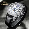 19 Kinyued uitgeholde tourbillon volledig automatische stijl live uitzending Mechanical Watch Men's Generation 47