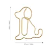 Frames 50 Pcs Office Supplies Paper Clip Small Clips Metal Modeling Document Cute Creative Work