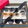 Lunettes de soleil à la mode de haute qualité 10% de réduction sur les lunettes de soleil de nouvelle créatrice de luxe pour hommes et femmes 20% de réduction F Jiafeng ins classiques Résistants carrés 22 ans
