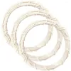 Decoratieve bloemen Ronde Rattan krans witte wijnstok bruiloft ceremonie decoraties voor het maken van slingers