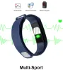 Pulseras 2020 Temperatura inteligente Presión arterial Vistitación Fitness Rastreador Sport Smartwatch