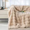 豪華な毛布投げる温かい超快適なベッドラグジュアリーソファカバー130x160cm冬240326