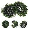 Decorative Flowers Simulated Milano Ball Grass Imitation Outdoor Artificial Plants Plastic Flower Office Christmas Garland