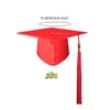 Bérets Classical Graduation Hat Bachelor University Graduate Party PO 2024