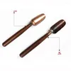 Te Scoops 1st Metal Spoon Trähandtag Tesked Set Shovel Chinese Ceremony Accessories Tool