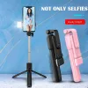 モノポッド6 in 1ワイヤレスBluetooth Selfie Stick Tripod Stabilizerブロードキャストリモートコントロール多機能スタンドポータブル電話ホルダー