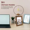 Frames Retro European Style Po Frame Desktop Decor Ornament Christmas Picture Holder Resin For