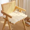 Poduszka zimowa bąbelek aksamitne futrzane krzesło zagęszczone ciepłe pierdnięcie jadalnia biuro student podkładka