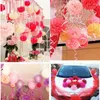 Fleurs décoratives DHL 600 PCS 4 "10 cm Papier de tissu Pom Pom Fleur-Jedding-Decoration-Party-Home Decor-Baby Down