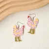 Boucles d'oreilles en peluche