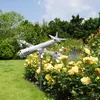 Tuindecoraties Super Fortress Aircraft Windmill 3D Metal Spinner Iron Airplane Model voor Yard Cool Decoratie