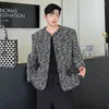 Herrjackor Noymei Solid Color Fashionable 2024 Autumn All-Match Jacket Temperament Single Breasted Male Coat WA2765