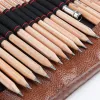 Карандаши 29pcs/Set Sketch Pencils Professional Sketching Trual Art Tool Kit с графитовыми карандашами, угольными карандашами, бумажной ручкой, стиральной ручкой