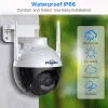 CAMERA HISEEU 4K 8MP Wifi PTZ IP Camera 5xZoom Videocromatico Human Surveillance Outdoor Night Vision Security Protection Camera