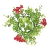 Dekorative Blumen Kerze Girlande Ringe Weihnachtsdekoration 8.66 "für Cafés Bauernhauspartys