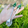 Coffee Scoops 1/2/4PCS Spoon Charming Durable Unique Lovely Easy To Clean Multipurpose And Fork Set Christmas Tree Design